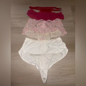6 Vintage Victorias Secret Silk-Cotton Lingerie & Sexy Little Things Panties